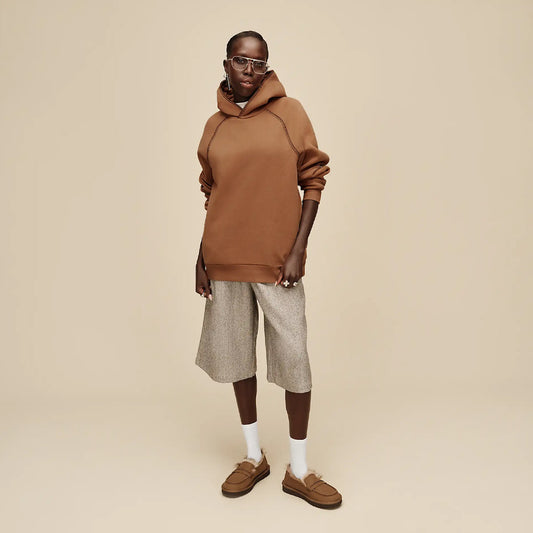 W ELLIS NUBUCK LOAFER / DARK CHESTNUT
