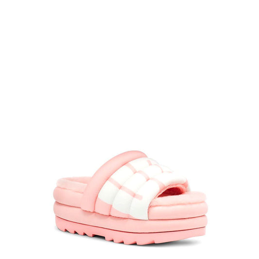 W PUFT SLIDE LOGO / PINK SCALL